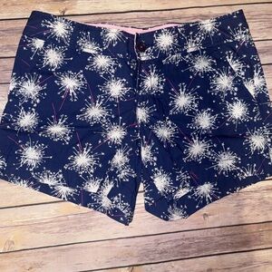 EUC Lilly Pulitzer Glow Sparkler Callahan Shorts sz 8 GLOW IN THE DARK
